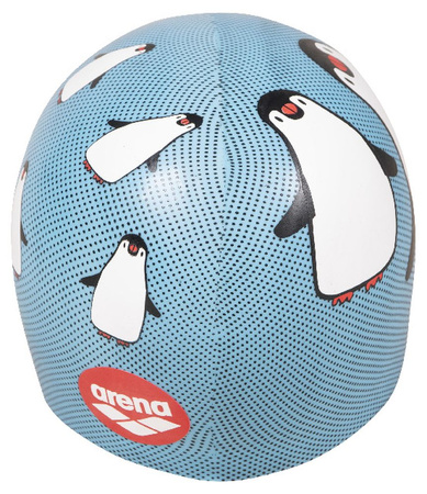 Czepek pływacki silikonowy Arena Poolish Moulded Crazy Penguins