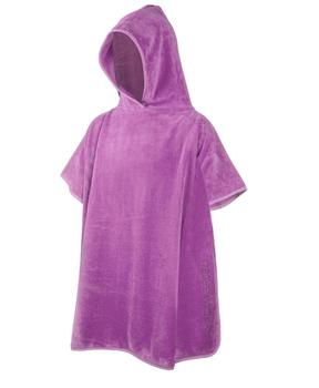 Poncho dziecięce na basen ręcznik Aqua Speed Poncho Purple 70x120