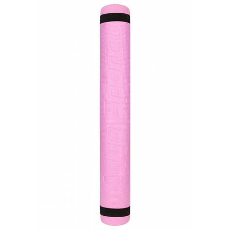 Mata do ćwiczeń jogi Aqua-Sport Powerstrech Yoga Pro Pink