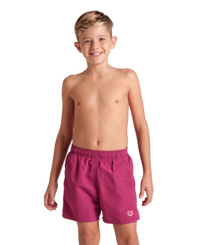 Kąpielówki szorty chłopięce Arena Boy's Beach Boxer Solid Junior Dark Purple Calypso Coral