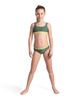 Strój kąpielowy dziewczęcy Arena Girl's Essentials Bikini Bralette Sage Soft Green