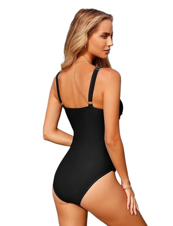 Strój kąpielowy jednoczęściowy damski na basen Umipubo Black