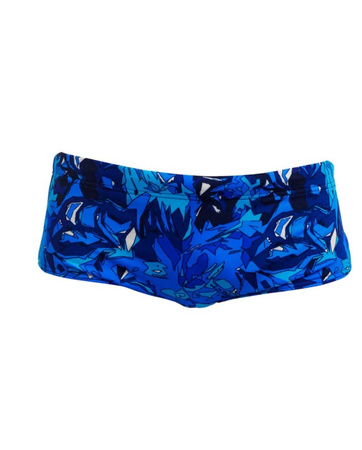 Kąpielówki chłopięce spodenki bokserki szybkoschnące Funky Trunks Blue