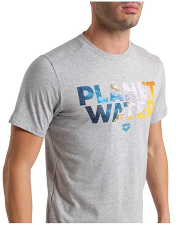 Koszulka Unisex Arena T-shirt Planet Water Medium Grey Heather