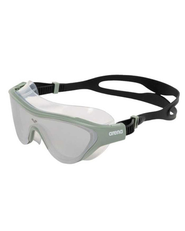 Okulary maska pływacka na basen Arena The One Silver Jade Black