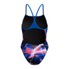 Strój kąpielowy jednoczęściowy damski na basen Speedo Printed Turnback Blue