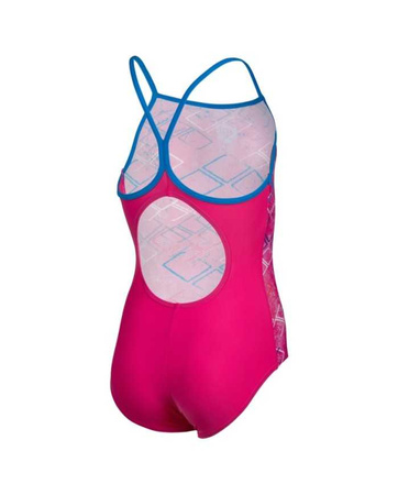 Strój kąpielowy dziewczęcy Arena Girl's Daly Light Drop Freak Rose Blue China