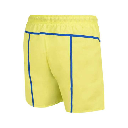 Spodenki szorty męskie Arena Men Pro File Beach Boxer Soft Green Neon Blue