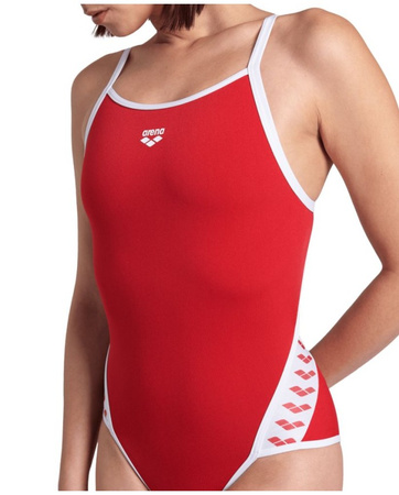 Strój kąpielowy damski Arena Women Team Icons Superfly Solid Red White