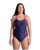 Strój kąpielowy damski Arena Women's Control Pro Back Navy Multi