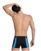 Kąpielówki męskie bokserki Arena Men's Icons Swim Short Panel Black Neon Blue Red Fandango Turquoise