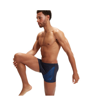 Kąpielówki męskie bokserki Speedo Medley Logo Navy Blue