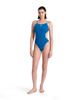 Damski strój kąpielowy jednoczęściowy Arena Women's Rule Breaker Hooked Rev One Piece R White Multi Blue Cosmo