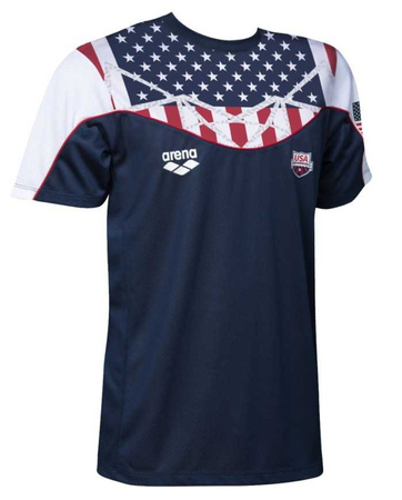 Koszulka sportowa techniczna Arena Bishamon Og Tee US Navy