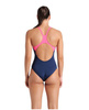 Strój kąpielowy damski Arena Women's Reflecting Navy Shocking Pink