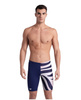 Kąpielówki męskie Arena Men's Multi Stripes Swim Jammer Navy White Multi