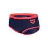 Slipy kąpielowe męskie Arena Men's One Briefs Swim Logo Big Logo Navy Fluo Red