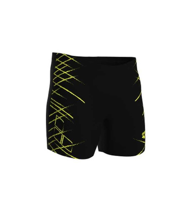 Kąpielówki męskie Arena Men's Mid Jammer Black Soft Green