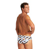 Slipy kąpielowe męskie Arena Men's Crazy Diamonds Brief Black White Multi