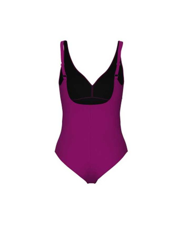 Strój kąpielowy damski Arena Women's Bodylift Swimsuit Maura U Back Grape Violet