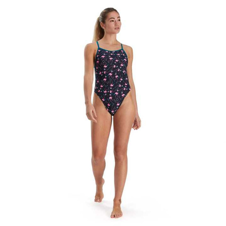 Strój kąpielowy damski Speedo Alv V-Back Flamingo