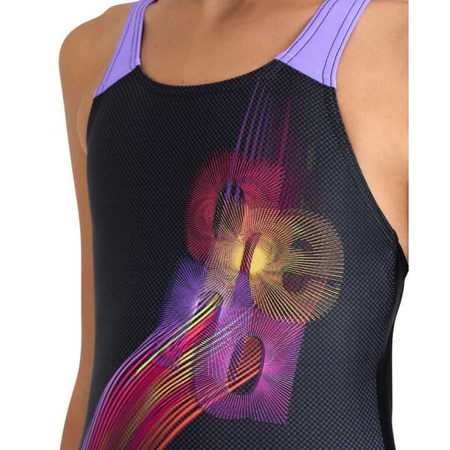 Strój kąpielowy dziewczęcy Arena Parrot Junior Swimsuit V Back