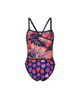 Strój kąpielowy damski jednoczęściowy Arena Women's Reversible Swimsuit Challenge Back Navy Multi