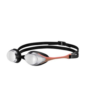 Okulary pływackie na basen Arena Cobra Swipe Mirror Silver Coral