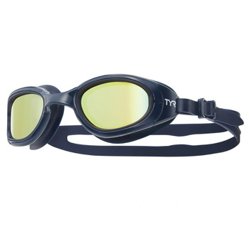 Okulary do pływania na basen triathlon unisex Tyr Special Ops 2.0 Mirror Navy