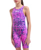 Strój startowy dziewczęcy Arena Girl's Powerskin ST Next Limited Edition Open Back Junior Snake Pink