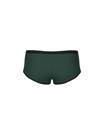 Spodenki kąpielowe męskie Arena Men's One Low Waist Short Big Logo Dark Sage Black
