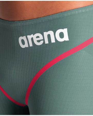 Strój startowy męski Arena Men's Powerskin Carbon Core Flex Limited Edition Jammer Olive White