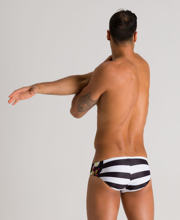 Kąpielówki slipy męskie Arena Men's One Akina Brief Multi Black