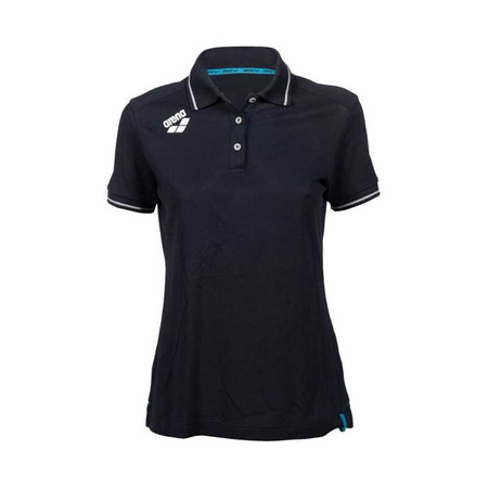Koszulka damska Polo Arena Women's Team Poloshirt Solid Cotton Navy