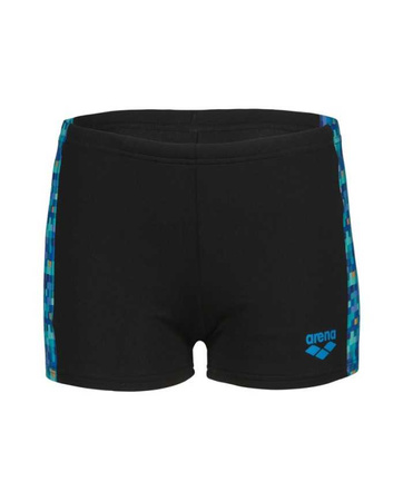 ARENA STROJE PŁYWACKIE BOY'S POOLTILES SHORT BLACK BLUE MULTI 007228/580 140 (10-11)