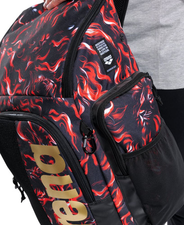 Plecak sportowy na basen trening Arena Spiky III Backpack 45 Allover Multi Black