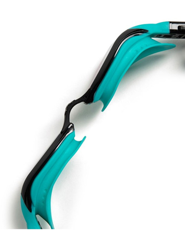 Okulary pływackie na basen Arena Cobra Tri Swipe Mirror Emerald Peacock