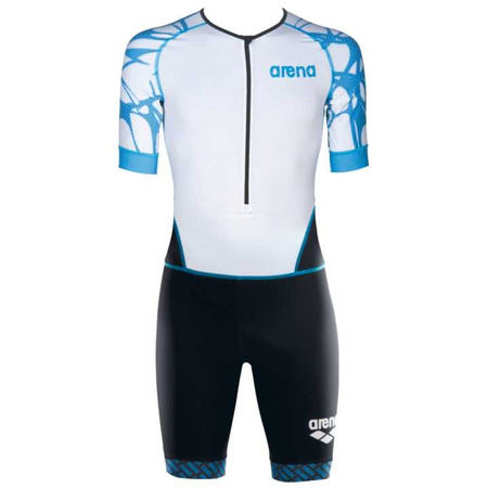 Kombinezon triathlonowy męski Arena Men ST Aero White Black
