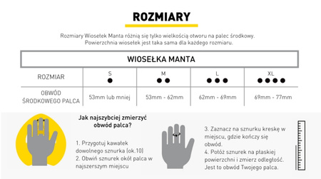 Wiosełka treningowe pływackie Finis Manta Yellow
