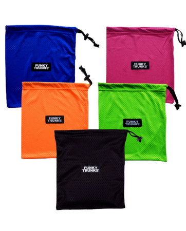 Funkita mini worek ze sznurkiem 5szt mesh bag mixed color orange-blue-pink-green-black 28x30cm FYP026N0122300