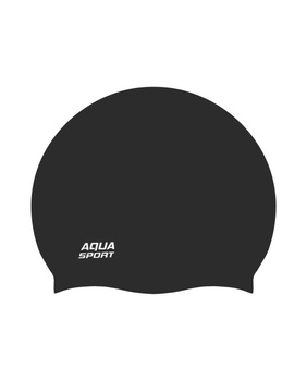 Czepek pływacki na basen Aqua-Sport Monocap 2.0 Silicone Swim Black