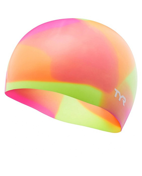Czepek pływacki na basen dla dzieci Tyr No Wrinkle Orange