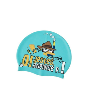 Czepek pływacki na basen uniwersalny Disney Fineasz i Ferb Green