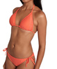 Strój kąpielowy damski Arena Women's Team Stripe String Bikini Calypso Coral