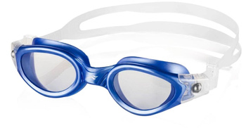 Okulary pływackie treningowe na basen unisex Antifog Pacific Aqua Speed Blue White