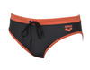 Kąpielówki slipy męskie Arena Men's Fundamentals Borders Brief Asphalt Floreale