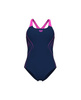 Strój kąpielowy damski Arena Women's Reflecting Navy Shocking Pink