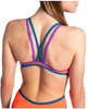 Strój kąpielowy damski treningowy Arena Women's One Double Cross Back One Piece Coral Purple