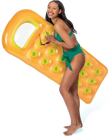 Materac dmuchany do pływania plażowy Intex Suntanner