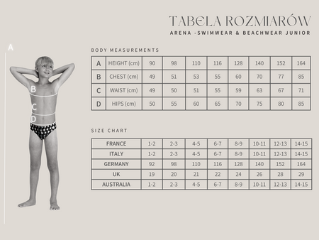 Kąpielówki slipy do pływania chłopięce na basen Arena Batman Brief Red